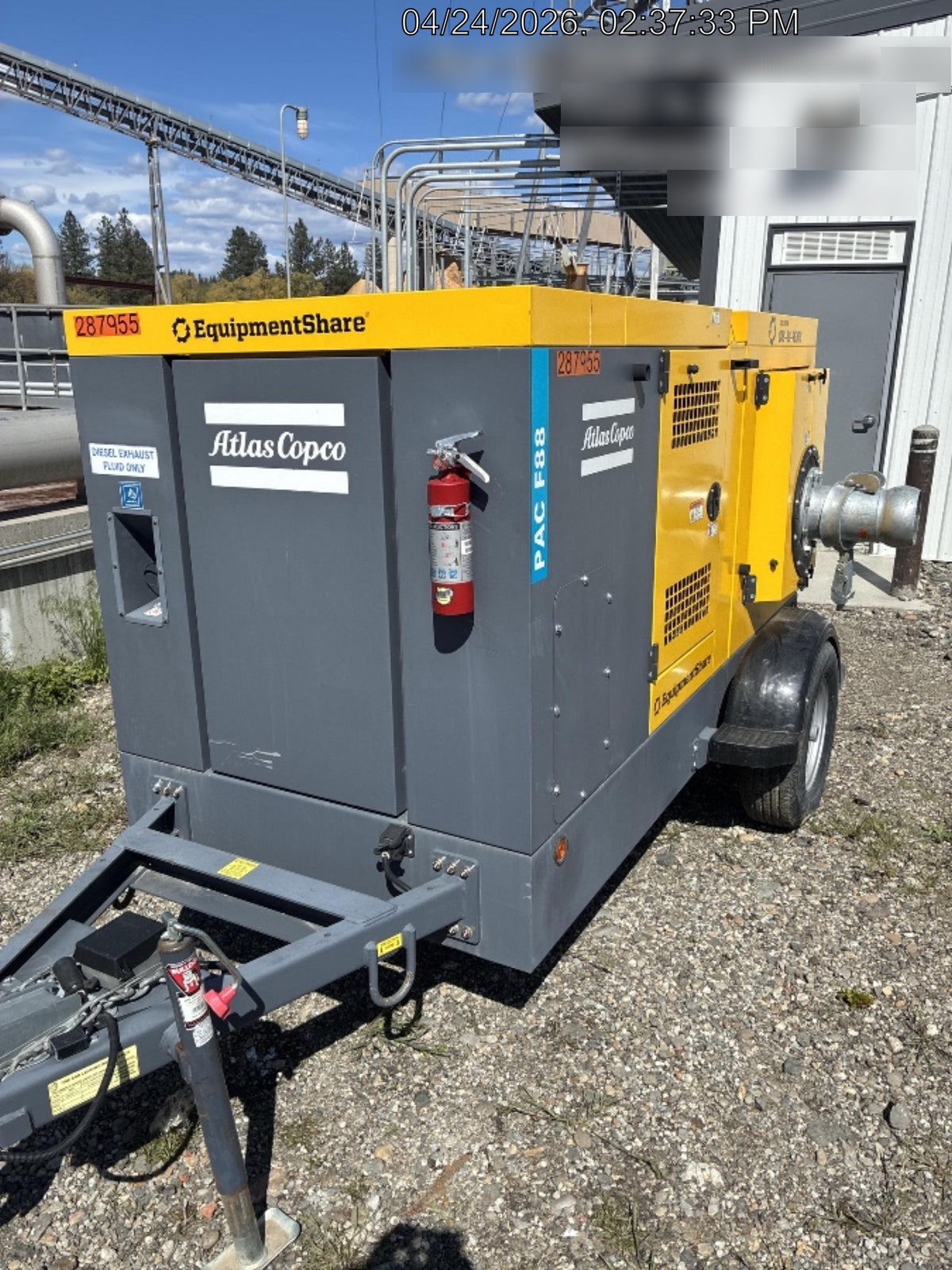 2022 ATLAS COPCO PAC F88 PD-S