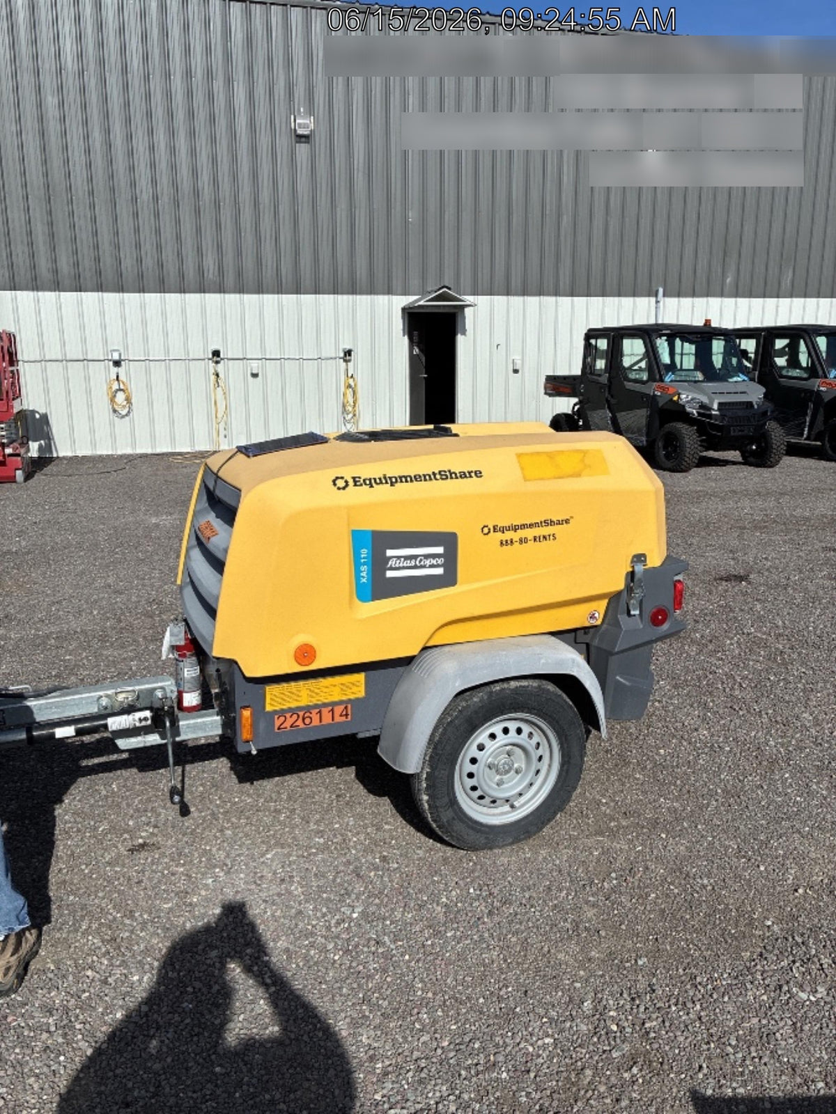 2022 ATLAS COPCO XAS 110
