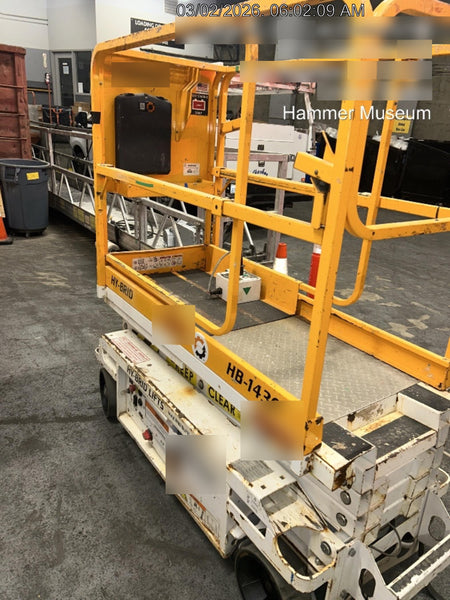 Custom Equipment HB-1430 <ul>
 <li>Hy-Brid Scissor Lift</li>
  <li>Platform capacity up to 670 lbs.</li>
  <li>Working height up to 20 ft</li>
  <li>Weighs under 1,700 lbs.</li>
  <li>Non-marking wheels </li>
</ul>
