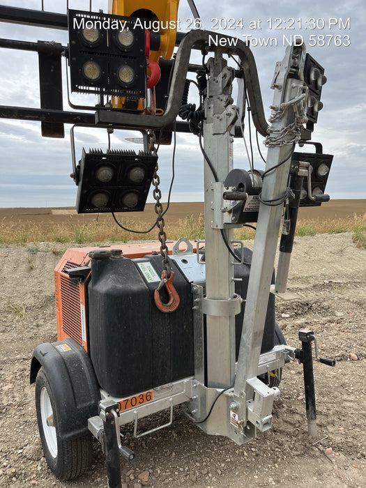 2024 Wanco WLTT-4MM4K Diesel, Deep Sea Controller, Shore Power Plug, Auto Start, (4) 350W LED Floodlights, 4kW Generator, 60 Gal Fuel Tank, 2" Ball, T3