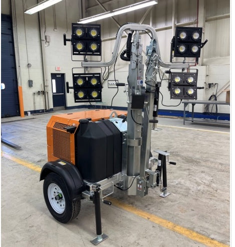 2024 Wanco WLTT-4MM4K Diesel, Deep Sea Controller, Shore Power Plug, Auto Start, (4) 350W LED Floodlights, 4kW Generator, 60 Gal Fuel Tank, 2" Ball, T3