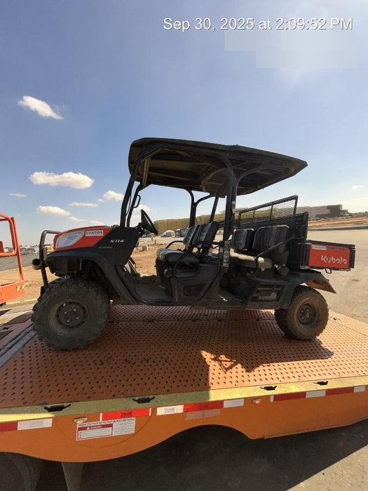 2021 Kubota RTV-X1140W-H Plastic Canopy, Windshield Acrylic Clear, LED Strobe Light, Wire Harness Kit, Back up Alarm