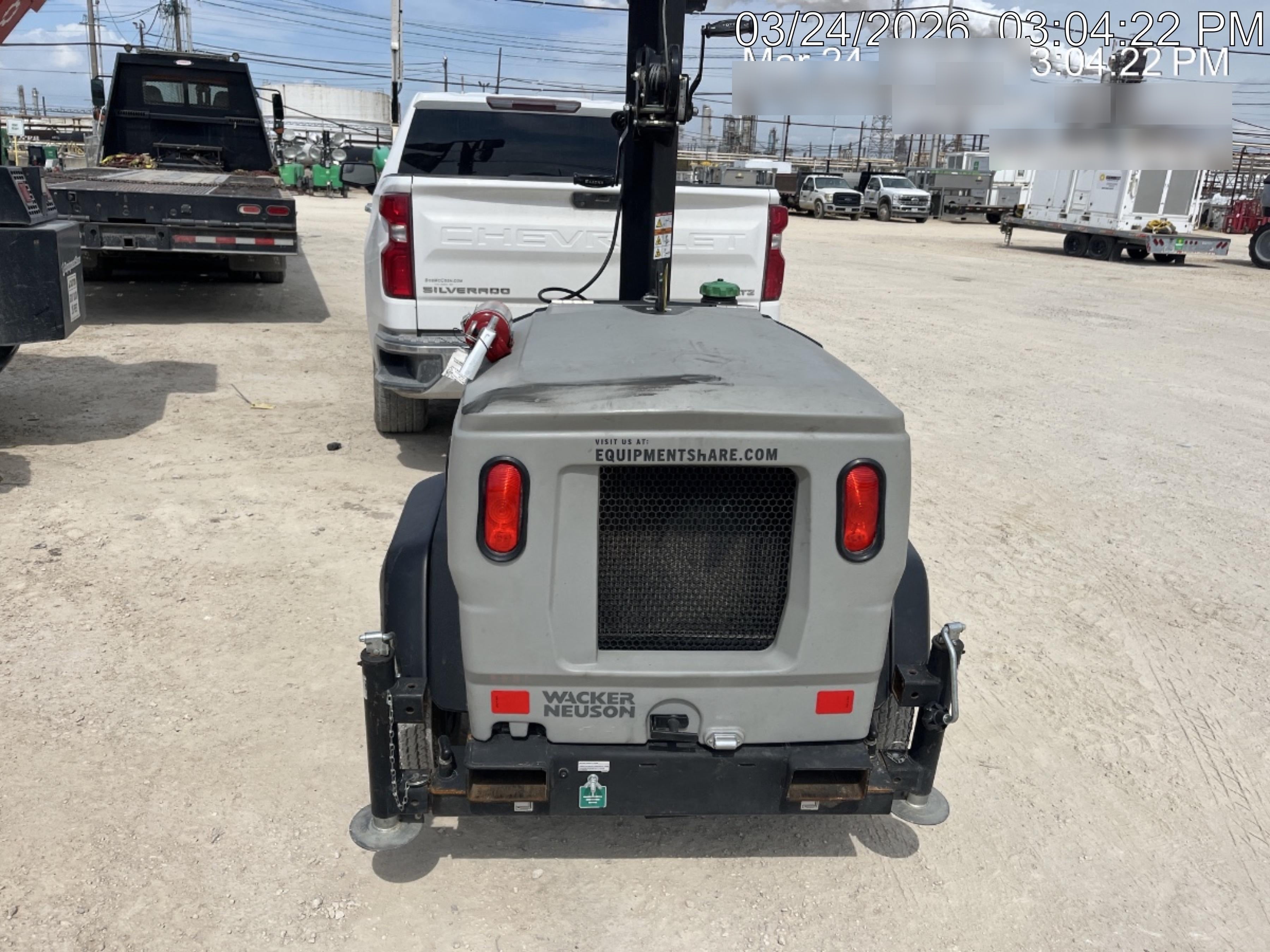 2024 Wacker Neuson LTT4 Diesel, Kohler KDW702, Deep Sea Controller, Auto Start, LED 320W, Bypass Outlet, T3