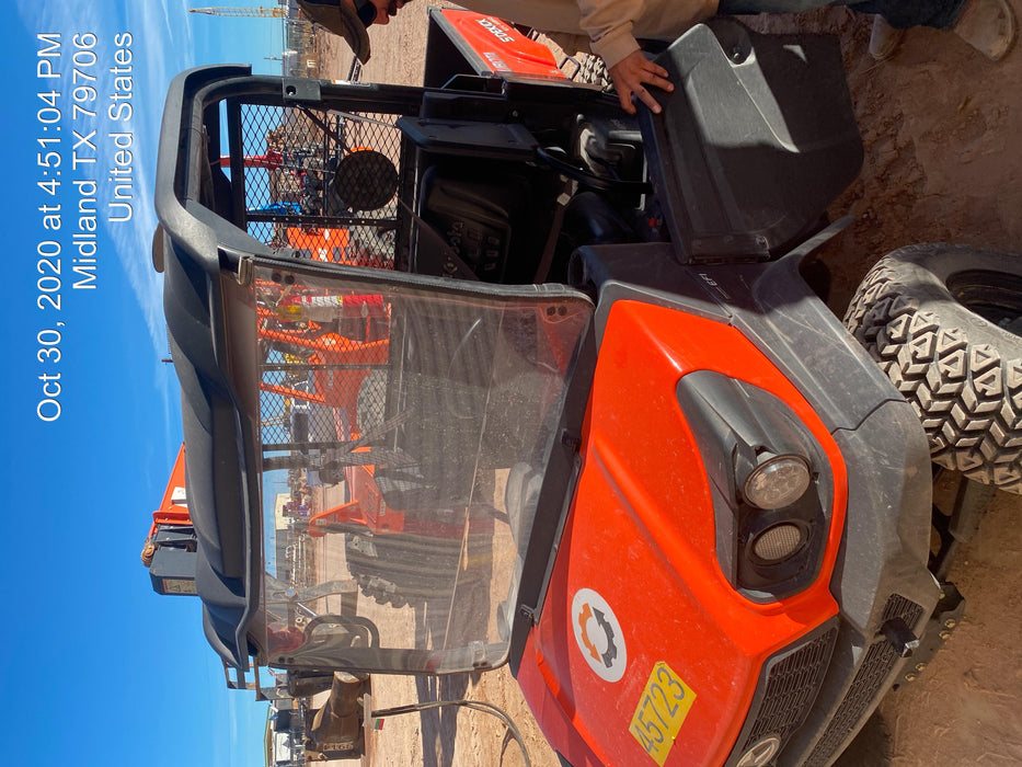 2019 Kubota RTV-XG850WL-H 4wd Utility Cart, Gas, 2 Seat, LED Strobe, Windshield Tempered Glass, Plastic Canopy, Wire Harness Kit, Backup Alarm