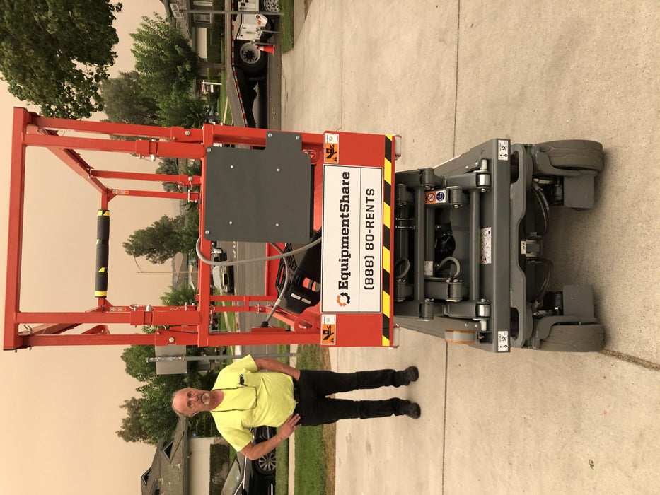 2020 Skyjack SJIII-3219 Solid NM Tires, Half height spring hinged entry gate, Dual Beacons, 800W Inverter