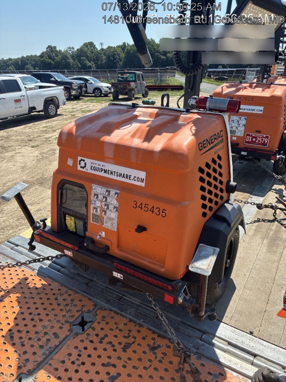 2023 Generac MLT2 Diesel, Flex Switch 120V Input, Powerzone Controller, (4) 320W LED Lights, 4kW Generator, 39.9 Gal Fuel Tank, 2" Ball, T3