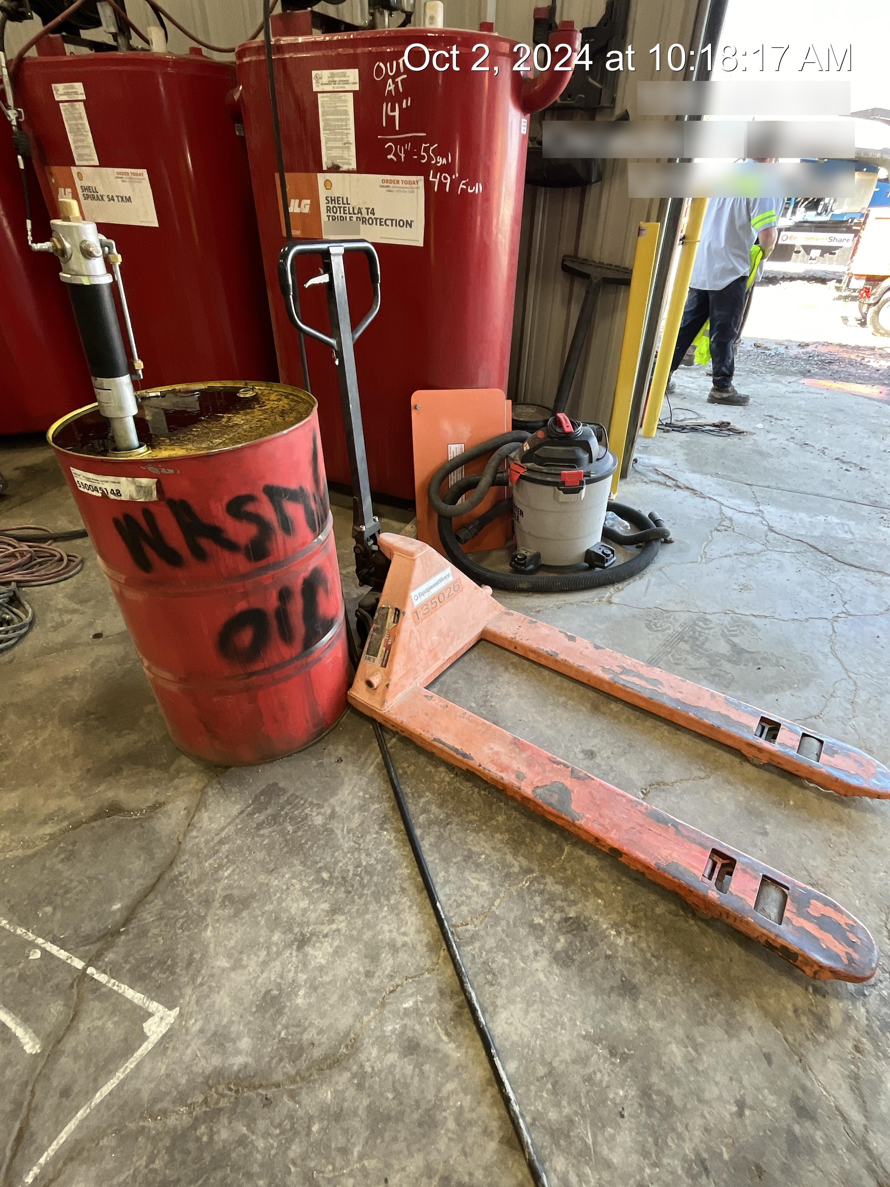 2021 HAUL MASTER 2.5 Ton Manual Pallet Jack