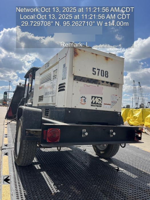 2017 Multiquip DLW400ESA4 MultiQuip 400 amp Welder, 14kW, 120/240V, T4F Kubota + 100' welding cable set