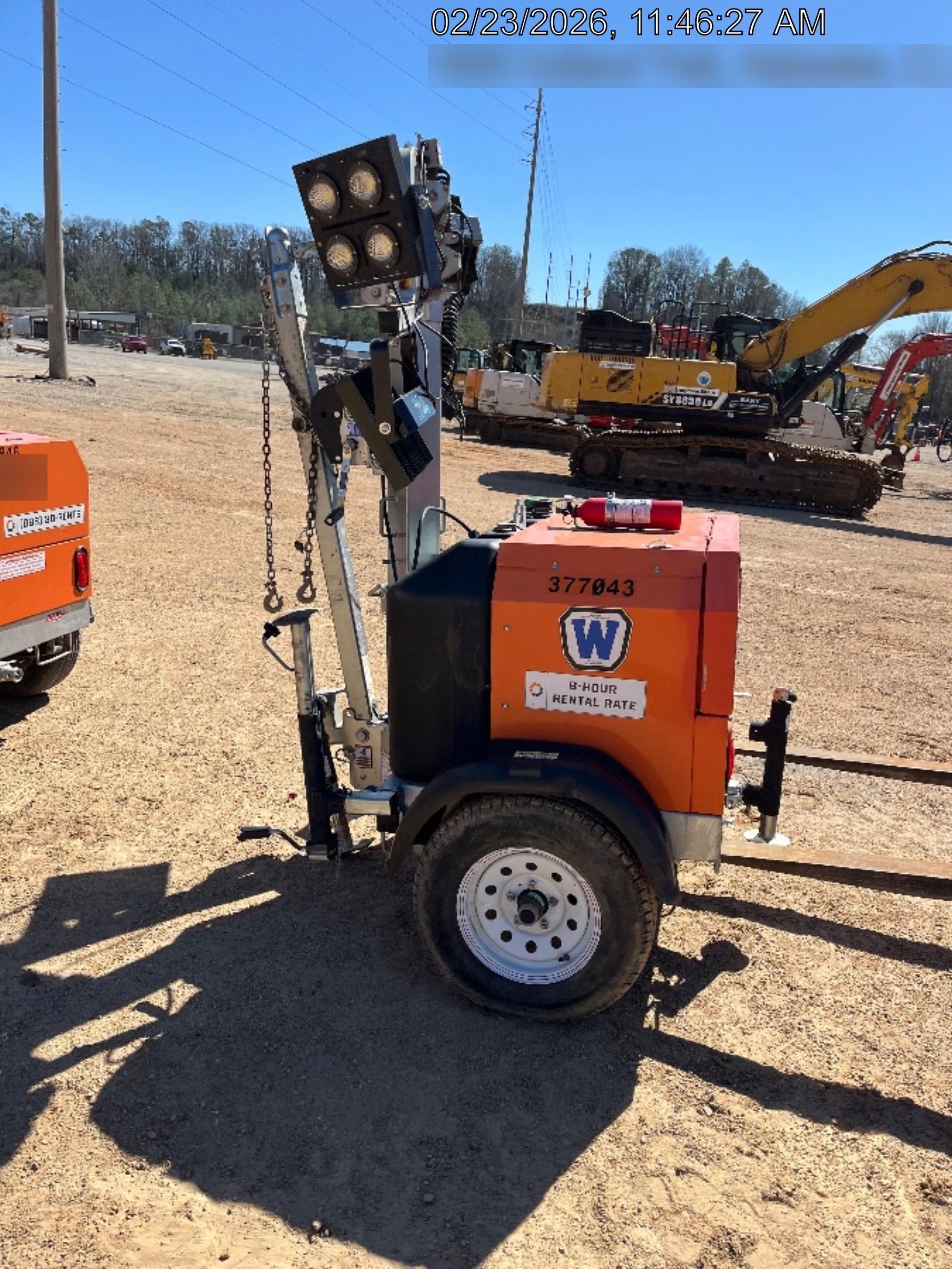 2023 Wanco WLTT-4MM4K Diesel, Deep Sea Controller, Shore Power Plug, Auto Start, (4) 350W LED Floodlights, 4kW Generator, 60 Gal Fuel Tank, 2" Ball, T3