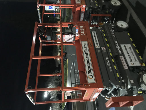 2020 Skyjack SJIII-3219 High Rail, Solid NM Tires, Half height spring hinged entry gate, Dual Beacons, 800W Inverter