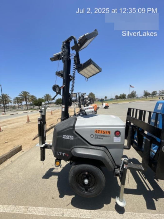 2024 Wacker Neuson LTT4 Diesel, Kohler KDW702, Deep Sea Controller, Auto Start, LED 320W, Bypass Outlet, T3