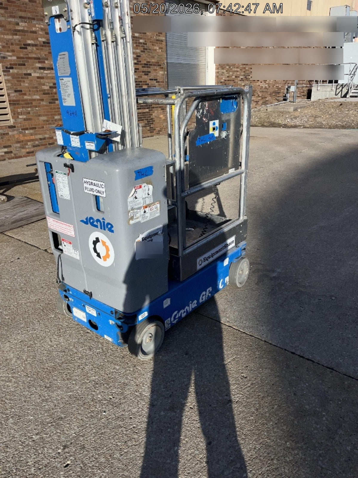 2019 GENIE GR-20