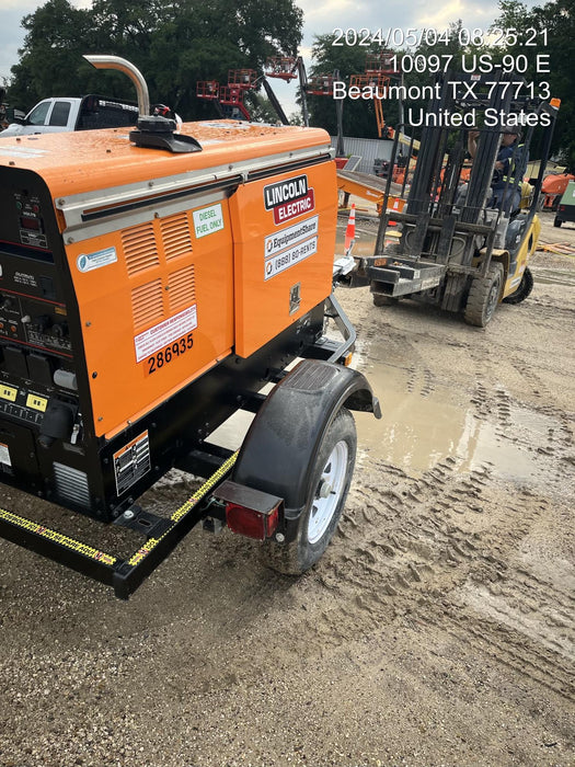 2022 Lincoln Electric LE400 Kubota V1505, Trlr, Cable Rack, Light Kit, ES Decals, T3