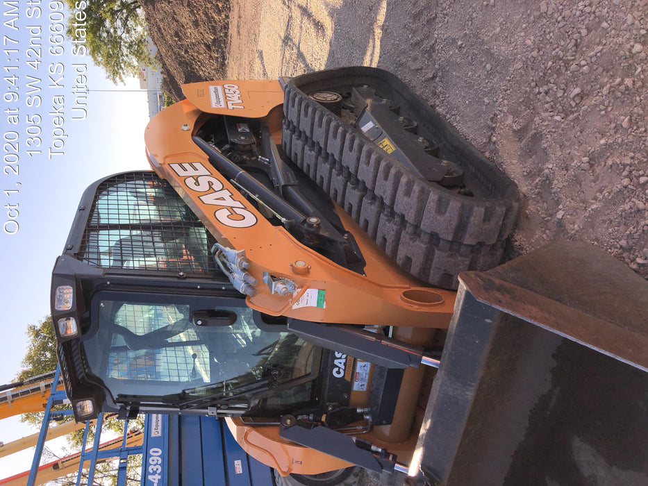 2020 Case TV450 761042 E-H Controls, 761031 ISO/H 2-Speed Controls, 761035 Performance Package Front Electric, 761206 Hydraulic Coupler, 761045 Cab Heat/AC, 761062 Air Ride Seat, 761201 HD Light Package, 761048 Engine Block Heater, 8500147 450mm (17.7 in.) 78" OTW Tracks