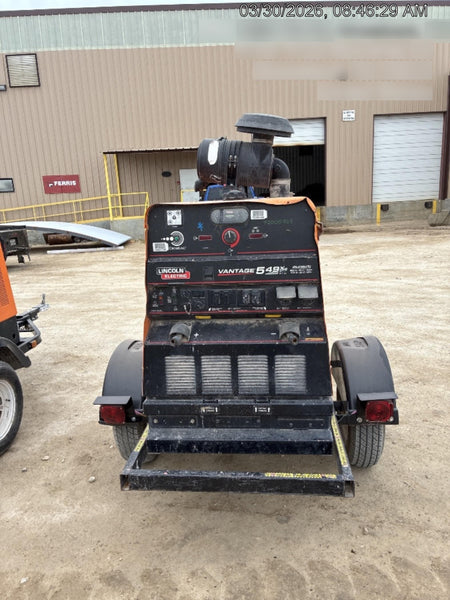 2021 Lincoln Electric Vantage 549X Ready Pak 3, ORANGE (includes trailer, cable rack, fender light kit)