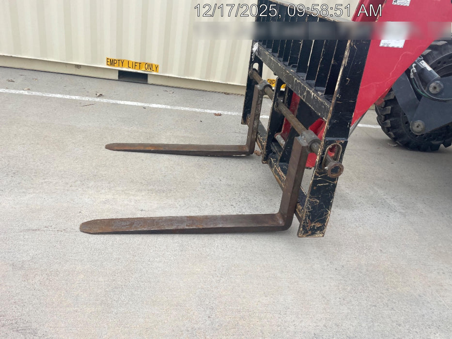 2018 Manitou MTA10055 Manitou MTA10055 - Canopy, Worklights, Beacon, 66" Carriage, 60" Forks, Solid Tires, Aux Hydraulics