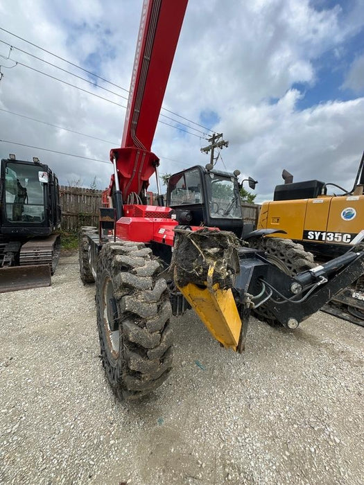 2019 Manitou MTA10055 Cab/Heat/Air, 120 HP, Solid Tires, Work Lights, Lift Hook, Auxiliary Hydraulics w/66" Carriage and 60" Forks