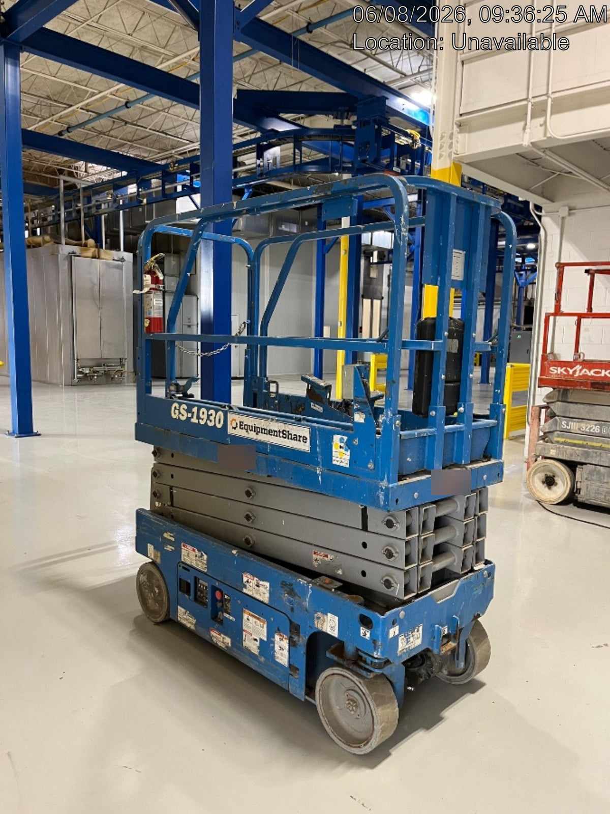 2019 Genie GS-1930 Fixed Rails with Chain Entry