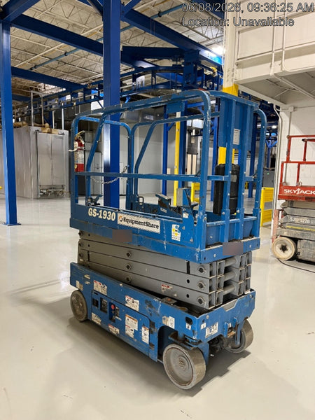 2019 Genie GS-1930 Fixed Rails with Chain Entry