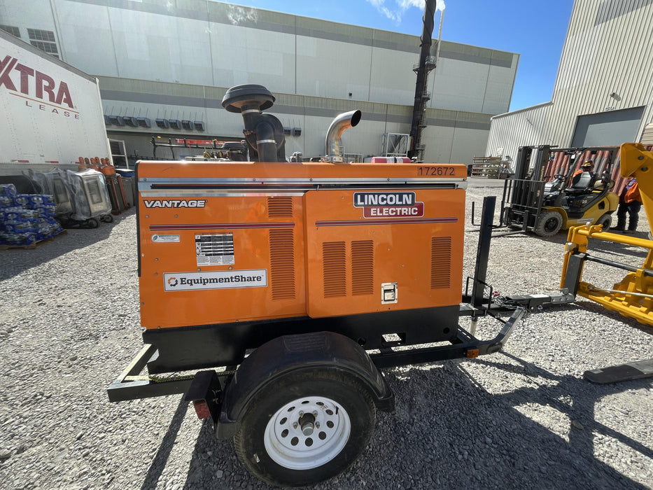 2021 Lincoln Electric Vantage 549X Ready Pak 3, ORANGE (includes trailer, cable rack, fender light kit)