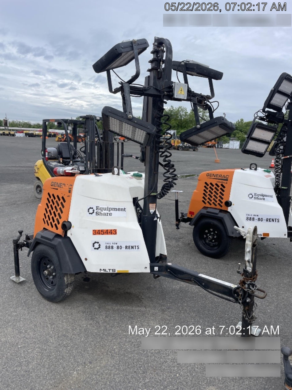 2023 Generac MLT2 Diesel, Flex Switch 120V Input, Powerzone Controller, (4) 320W LED Lights, 4kW Generator, 39.9 Gal Fuel Tank, 2" Ball, T3