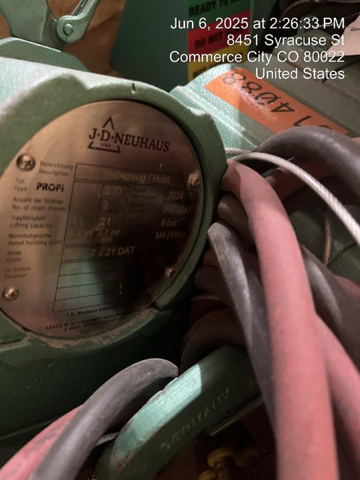 2025 JD NEUHAUS PROFI 1TI/2TI