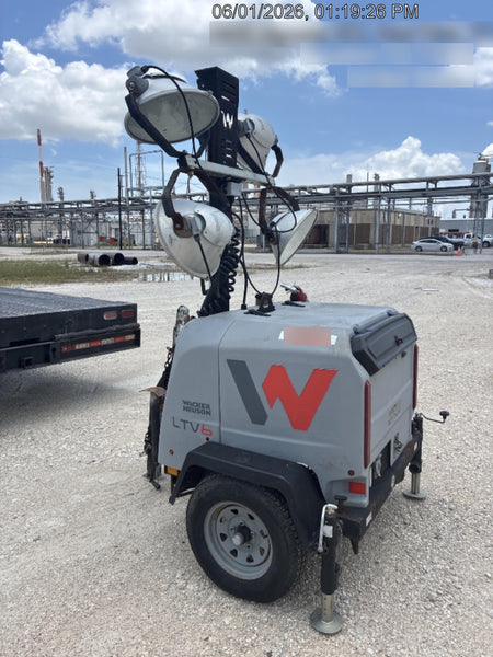 2019 Wacker Neuson LTV6L-MH Wacker Neuson LTV6L Mobile Light Tower w/Fuel Level Sensor Installed