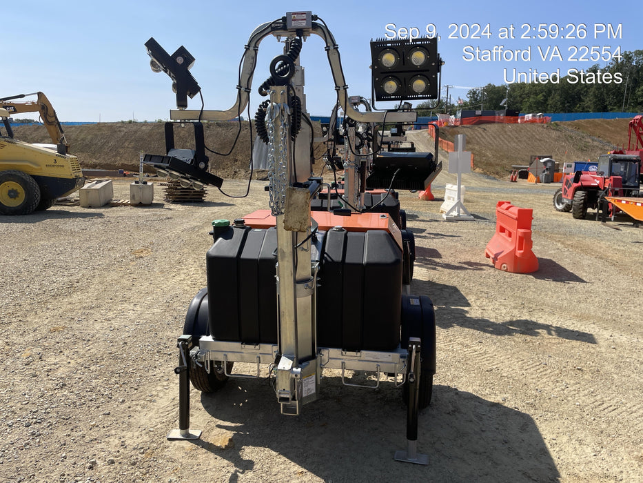 2024 Wanco WLTT-4MM4K Diesel, Deep Sea Controller, Shore Power Plug, Auto Start, (4) 350W LED Floodlights, 4kW Generator, 60 Gal Fuel Tank, 2" Ball, T3