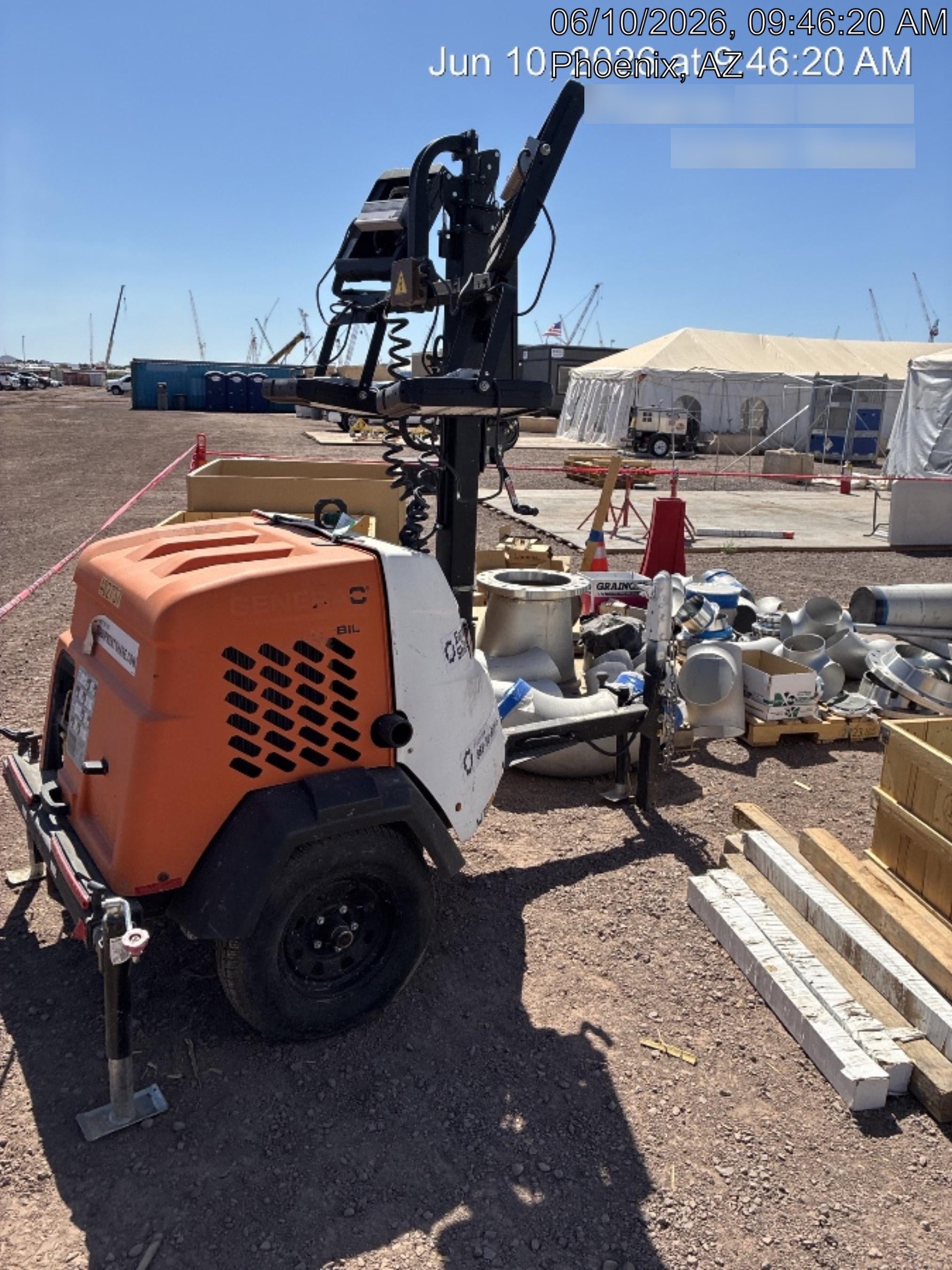 2024 Generac MLT2 Diesel, Flex Switch 120V Input, Powerzone Controller, 
(4) 320W LED Lights, 4kW Generator, 39.9 Gal Fuel Tank, 2" Ball, T3