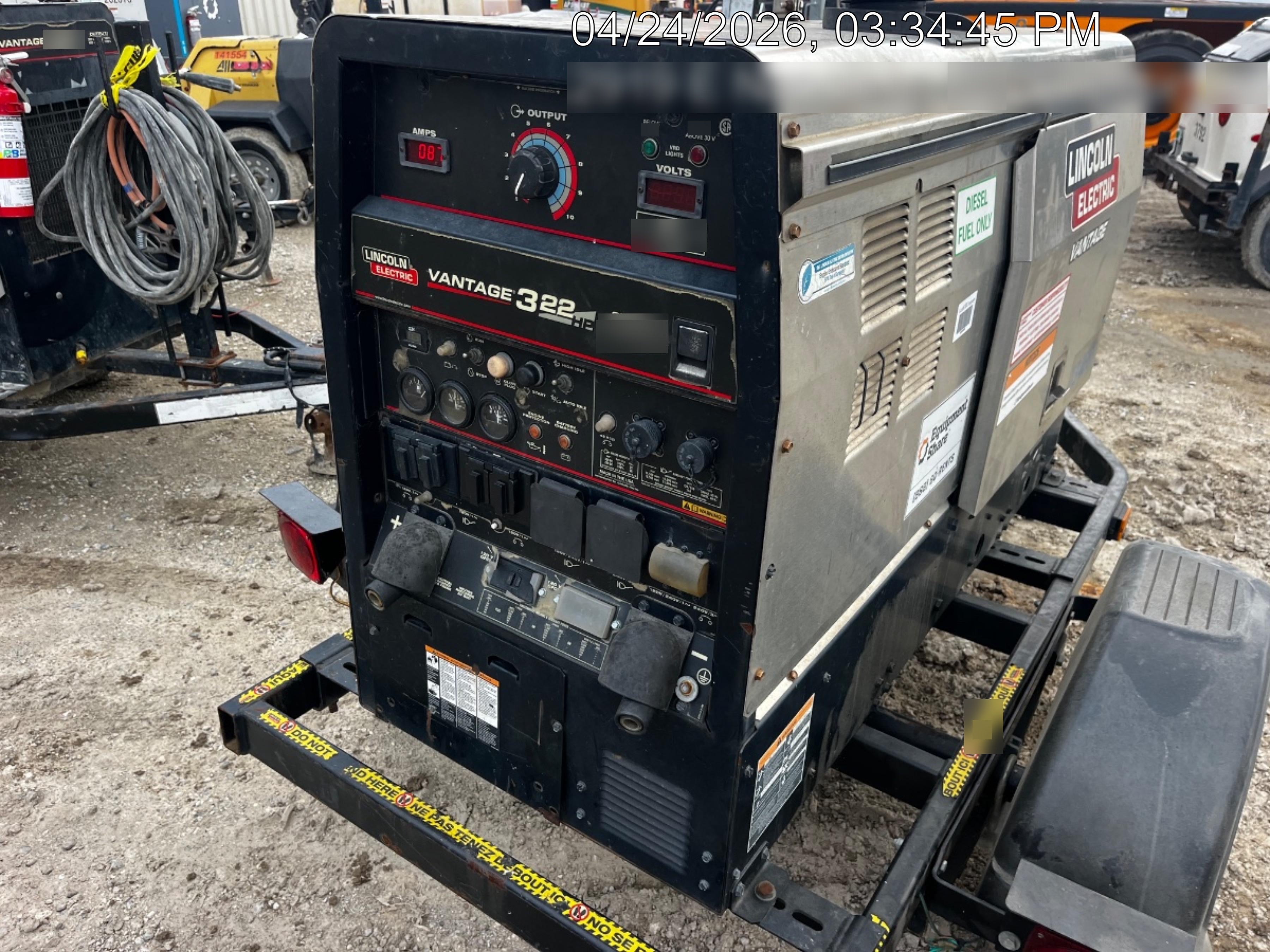 2021 Lincoln Electric Vantage 322 Ready Pak 3
