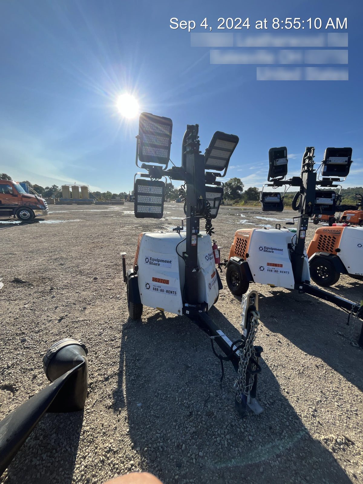 2023 Generac MLT2 Diesel, Flex Switch 120V Input, Powerzone Controller, 
(4) 320W LED Lights, 4kW Generator, 39.9 Gal Fuel Tank, 2" Ball, T3