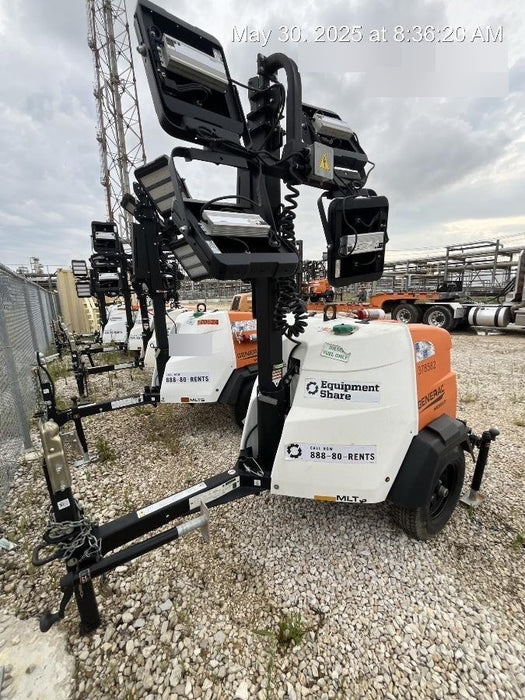 2023 Generac MLT2 Diesel, Flex Switch 120V Input, Powerzone Controller, 
(4) 320W LED Lights, 4kW Generator, 39.9 Gal Fuel Tank, 2" Ball, T3