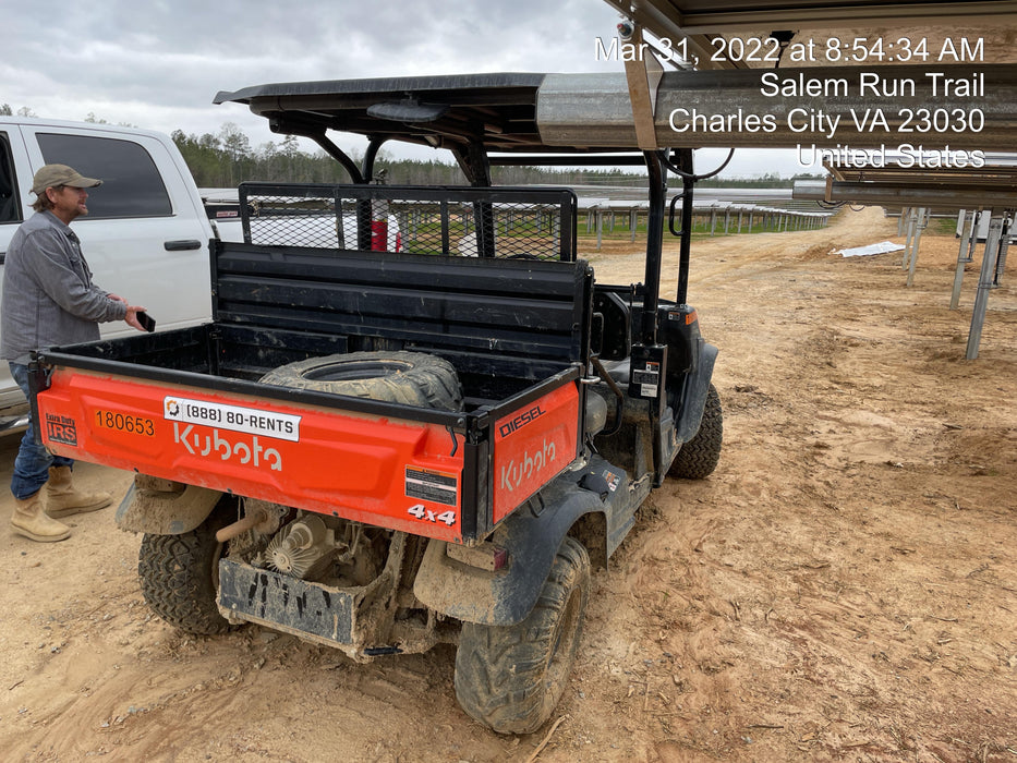 2021 Kubota RTV-X1140W-H Plastic Canopy, Windshield Acrylic Clear, LED Strobe Light, Wire Harness Kit, Back up Alarm