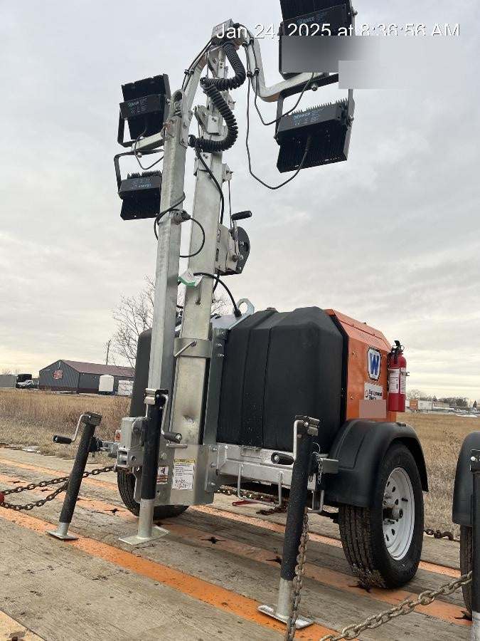 2024 Wanco WLTT-4MM4K Diesel, Deep Sea Controller, Shore Power Plug, Auto Start, (4) 350W LED Floodlights, 4kW Generator, 60 Gal Fuel Tank, 2" Ball, T3