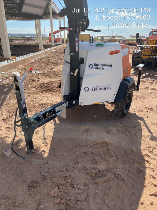 2023 Generac MLT2 Diesel, Flex Switch 120V Input, Powerzone Controller, (4) 320W LED Lights, 4kW Generator, 39.9 Gal Fuel Tank, 2" Ball, T3