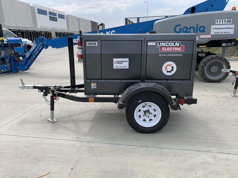 2021 Lincoln Electric Dual Maverick 200/200X Ready Pak 3 (includes trailer, cable rack, fender light kit)