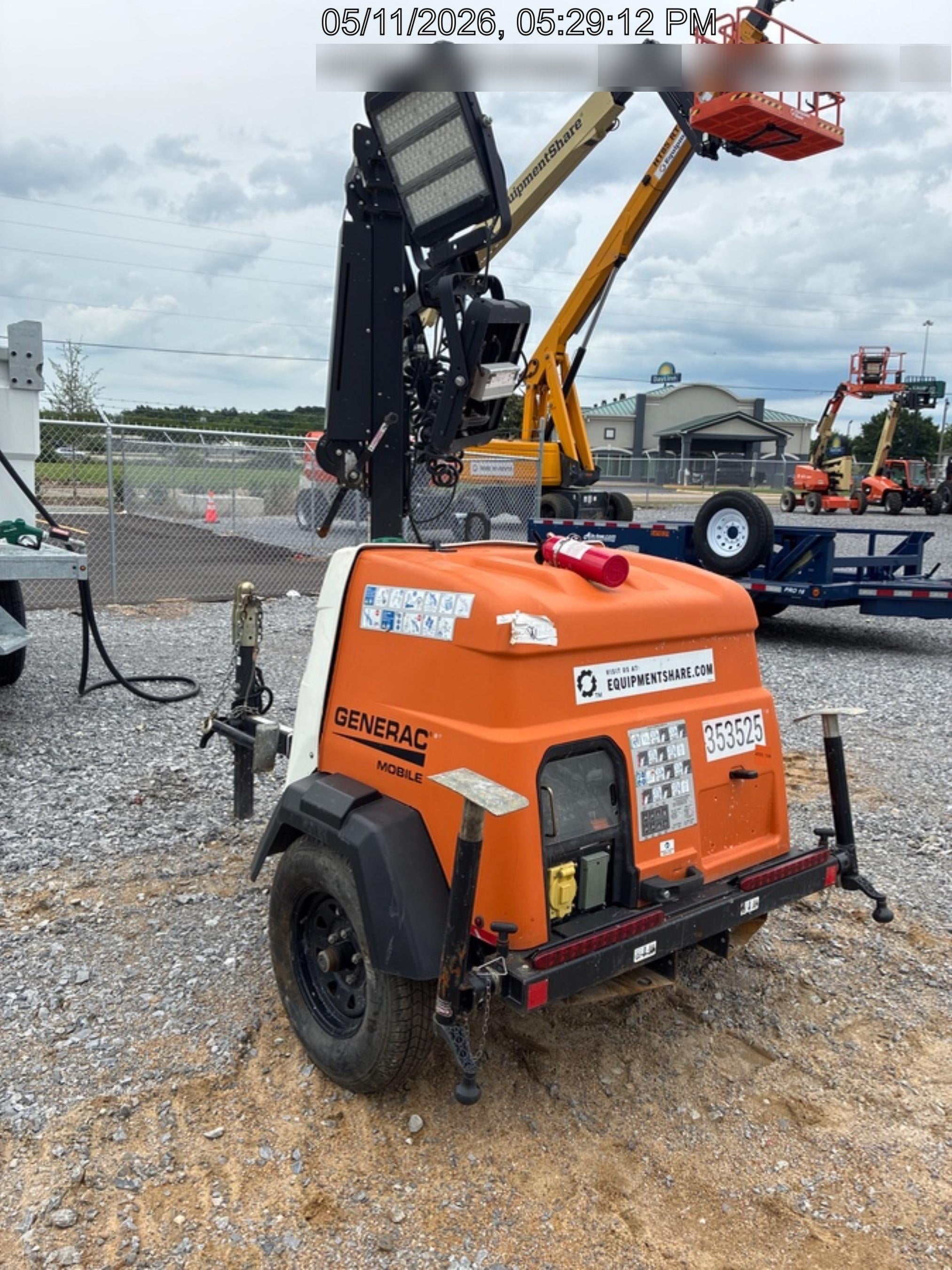 2023 Generac MLT2 Diesel, Flex Switch 120V Input, Powerzone Controller, (4) 320W LED Lights, 4kW Generator, 39.9 Gal Fuel Tank, 2" Ball, T3