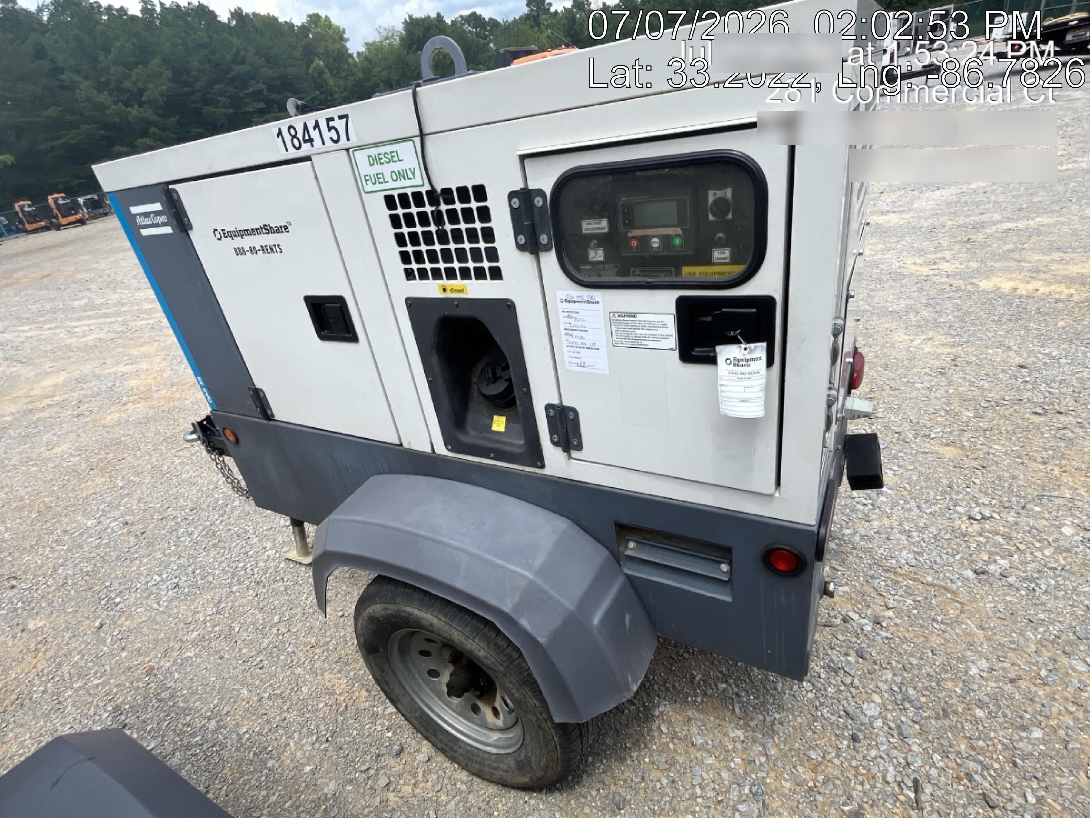 2021 ATLAS COPCO QAS45 CWK