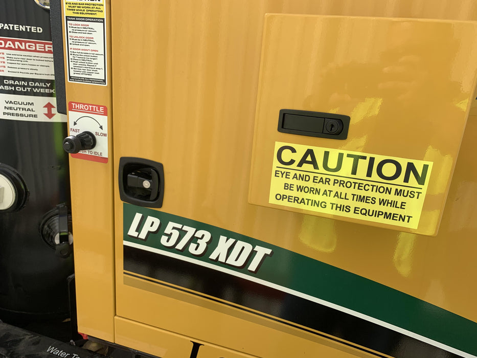 2020 Vac-Tron LP573XDT Tier 4 Kohler Diesel Engine, 500 Gallon Debris Tank w/ Hydraulic Tilt, two (2) 100 Gallon Water Tanks, Low Profile Torsion Axles (12,000 GVWR), Manual Jack Trailer