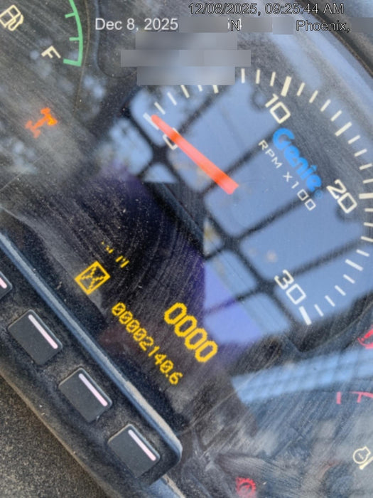 2018 Genie GTH-1056 Genie GTH-1056 w/ROPS, Work Lights, Solid Tires, RH Cab Mesh, Beacon, 60" Carriage and Forks