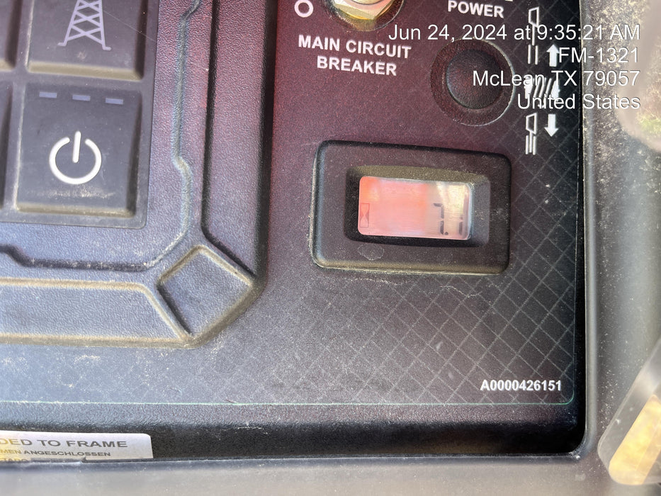 2024 Generac MLT2 Diesel, Flex Switch 120V Input, Powerzone Controller, 
(4) 320W LED Lights, 4kW Generator, 39.9 Gal Fuel Tank, 2" Ball, T3