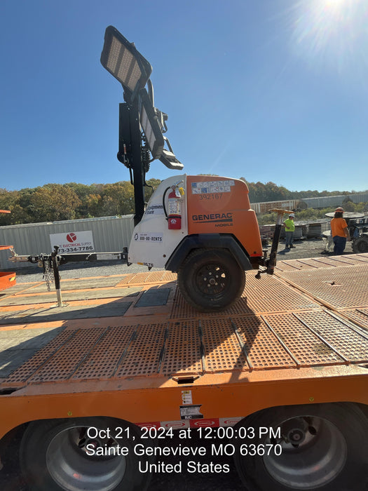 2024 Generac MLT2 Diesel, Flex Switch 120V Input, Powerzone Controller, 
(4) 320W LED Lights, 4kW Generator, 39.9 Gal Fuel Tank, 2" Ball, T3