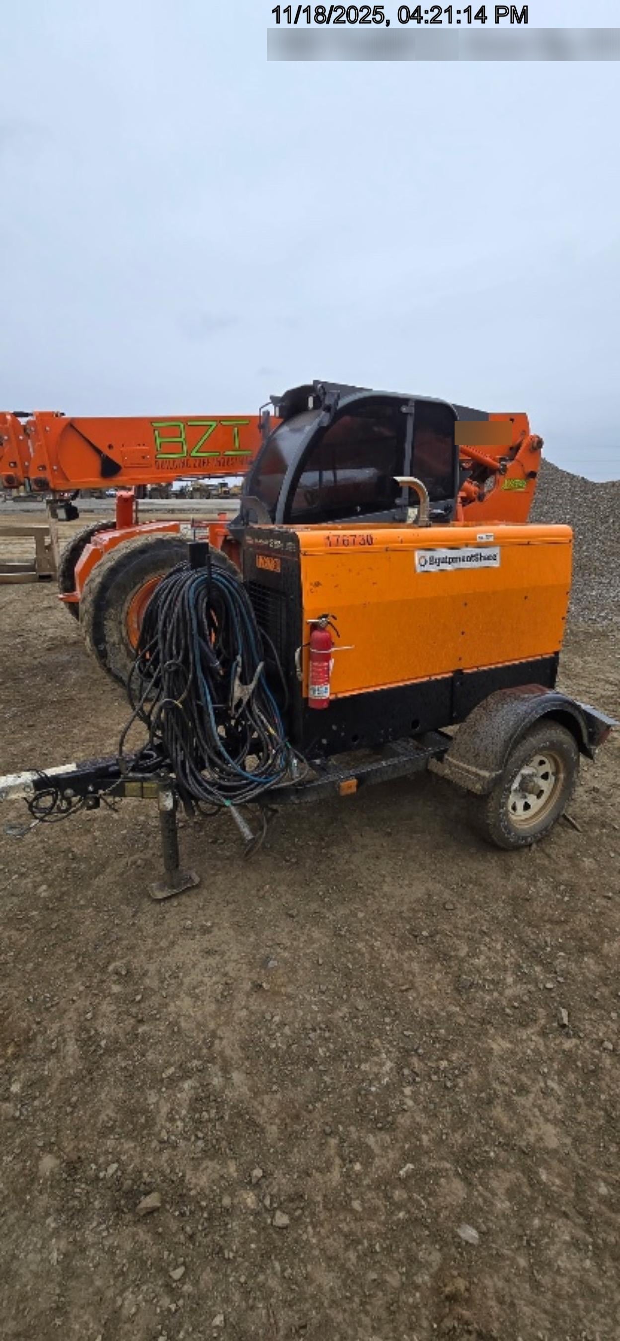 2021 Lincoln Electric Vantage 322 Vantage 322 Ready Pak 3 w/ Decals, ORANGE (includes trailer, cable rack, fender light kit) NO Telematics