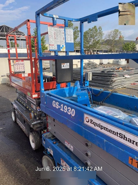 2020 Genie GS-1930 Solid Non Marking Tires, Beacon, Folding rails with half height swing gate