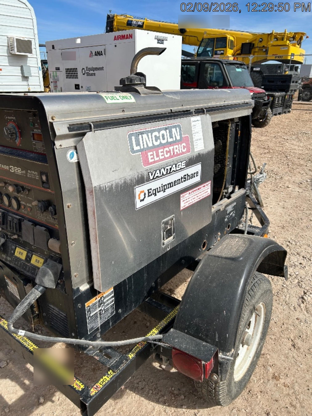 2021 Lincoln Electric Vantage 322 VANTAGE 322 READY-PAK 3