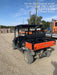 2022 Kubota RTV-X1140W-H Plastic Canopy, Windshield Acrylic Clear, LED Strobe Light, Wire Harness Kit, Back up Alarm