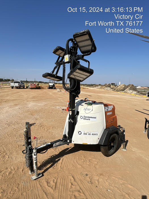 2023 Generac MLT2 Diesel, Flex Switch 120V Input, Powerzone Controller, (4) 320W LED Lights, 4kW Generator, 39.9 Gal Fuel Tank, 2" Ball, T3