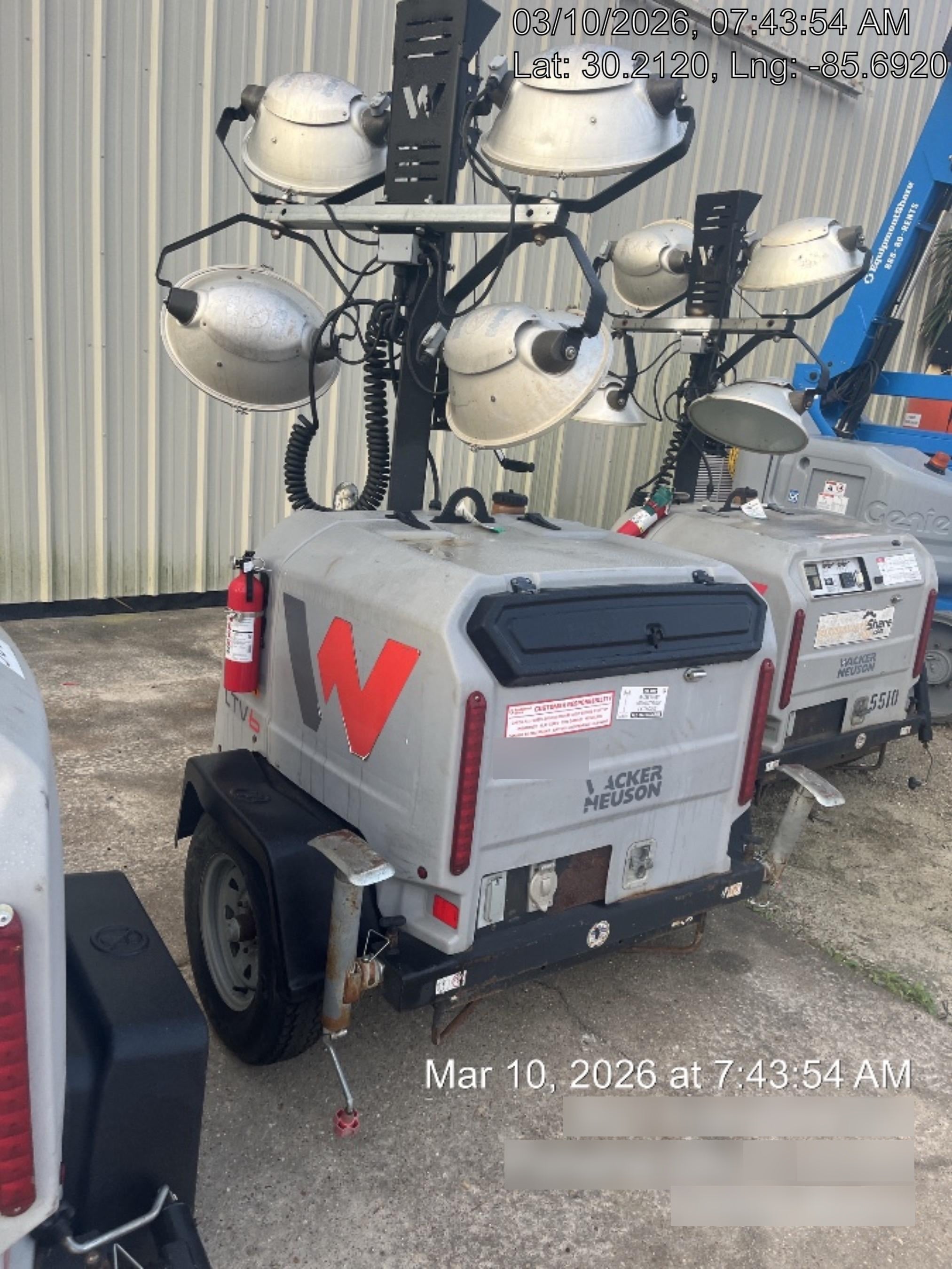 2019 Wacker Neuson LTV6L-MH Standard Options, ES Track Hardware, Fuel Level Sensor