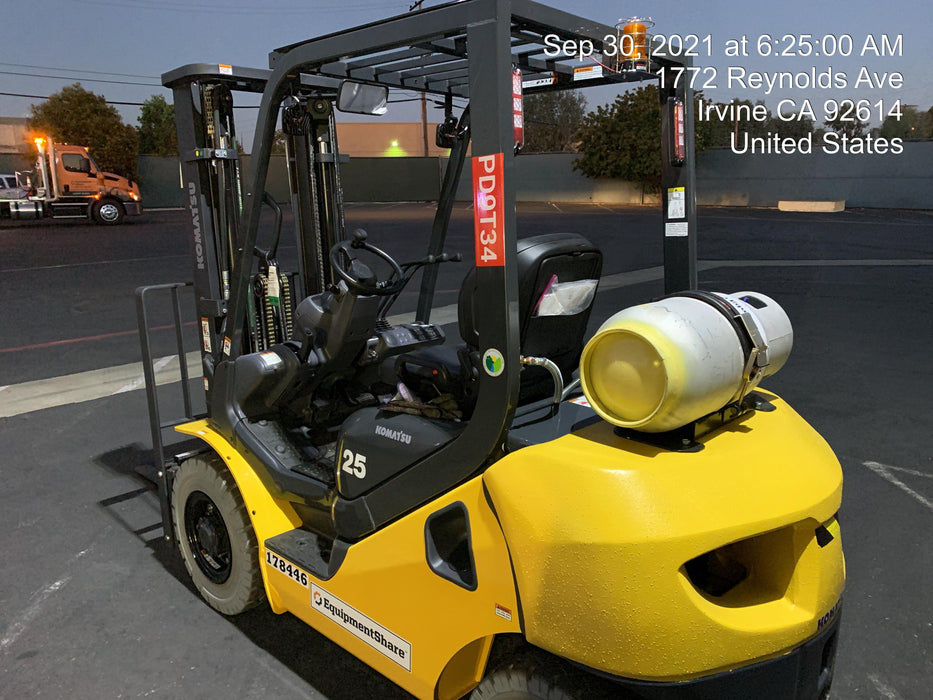 2021 KOMATSU FG25T-16 LP-Scale System