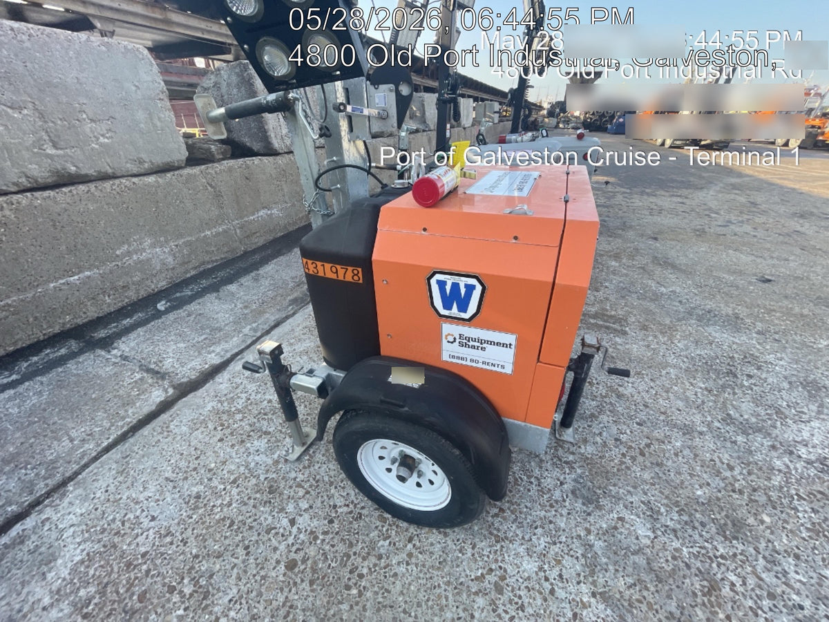 2024 Wanco WLTT-4MM4K Diesel, Deep Sea Controller, Shore Power Plug, Auto Start, (4) 350W LED Floodlights, 4kW Generator, 60 Gal Fuel Tank, 2" Ball, T3